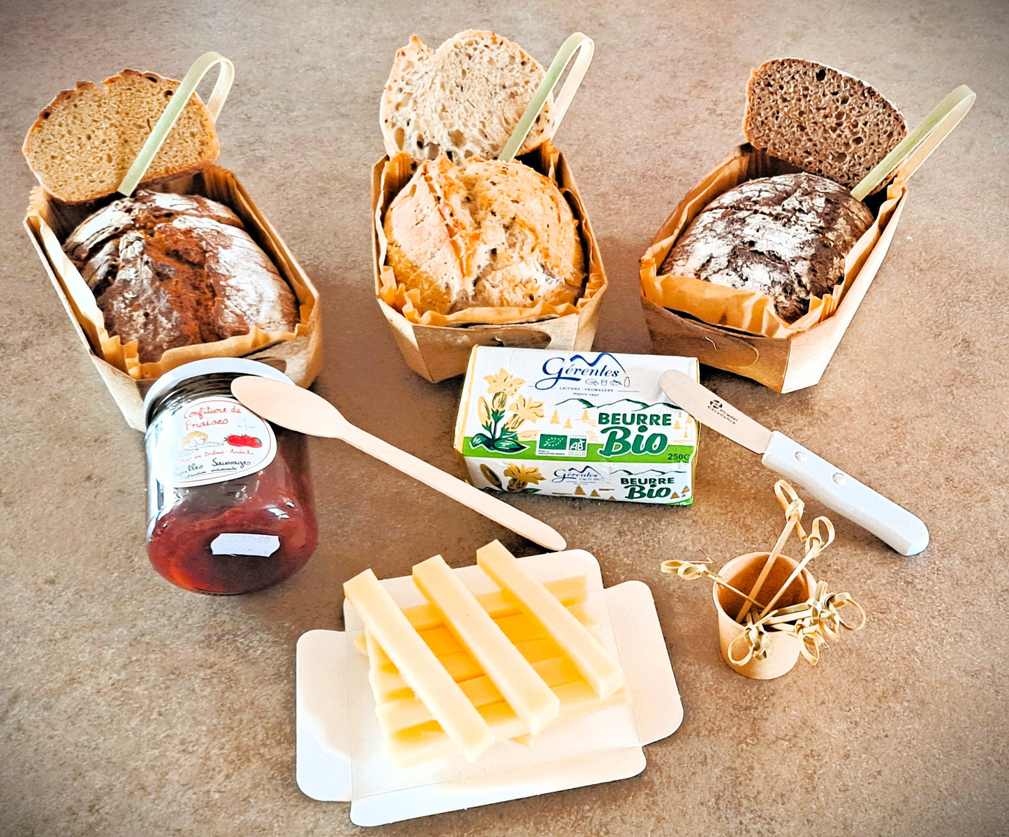Box Trio de pains 8p