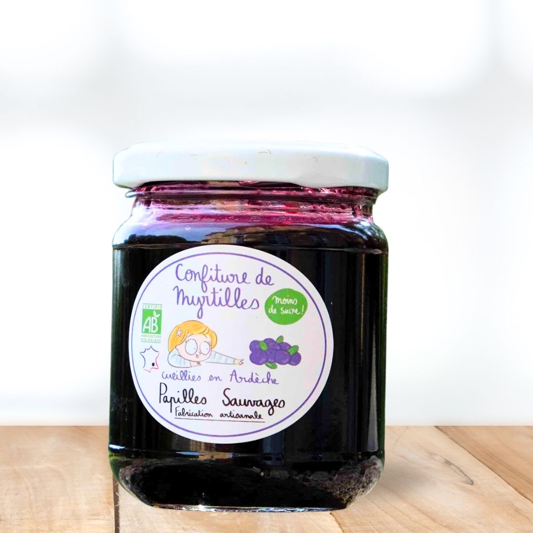 Confiture de myrtilles BIO